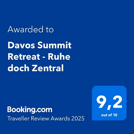 Gemuetliches Alpenstudio Mitten In Perfekt Angebunden, Extrem Ruhig Und Ideal Als Rueckzugsort Fuer Entspannung, Sportliche Aktivitaeten Oder Ein Entspanntes Wochenende Apartment Davos